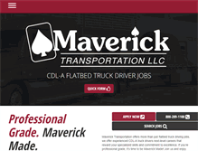 Tablet Screenshot of maverickdrivers.com